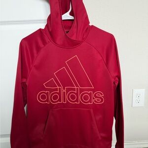 Adidas Climawarm Red Hoodie